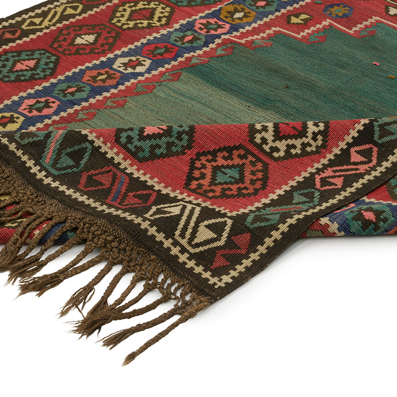 Alfombra Vintage Erzurum Kilim - 136 cm x 193 cm - K0086469