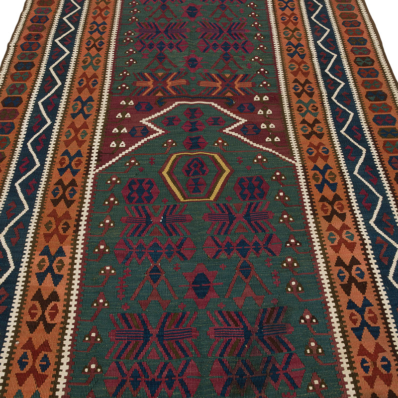 Alfombra Vintage Kilim Turca - 136 cm x 440 cm - K0086470
