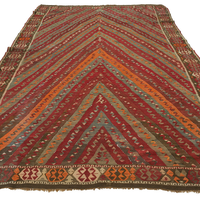 Vintage Erzurum Kilimi - 163 cm x 332 cm - K0086476