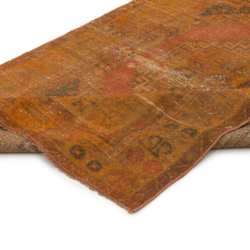 Alfombra Vintage Turca Anudada a Mano - 106 cm x 175 cm - K0086478