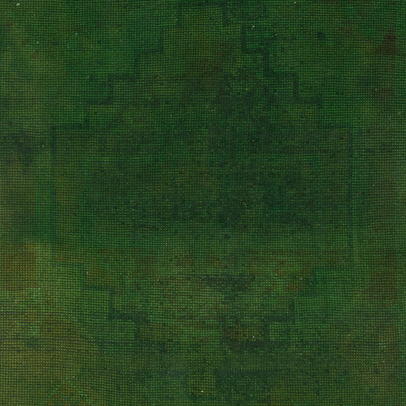 Over-dyed Vintage Hand-Knotted Turkish Runner - 3' 8" x 10' 10" (44" x 130") - K0086479