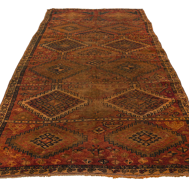 El Dokuma Vintage Halı - 123 cm x 285 cm - K0086480