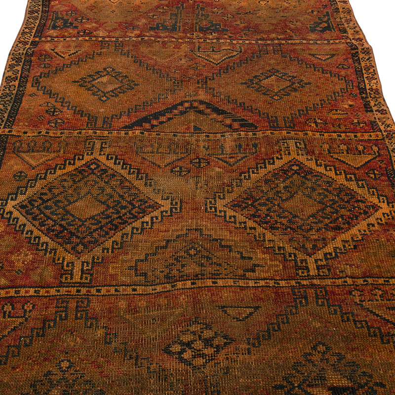 El Dokuma Vintage Halı - 123 cm x 285 cm - K0086480