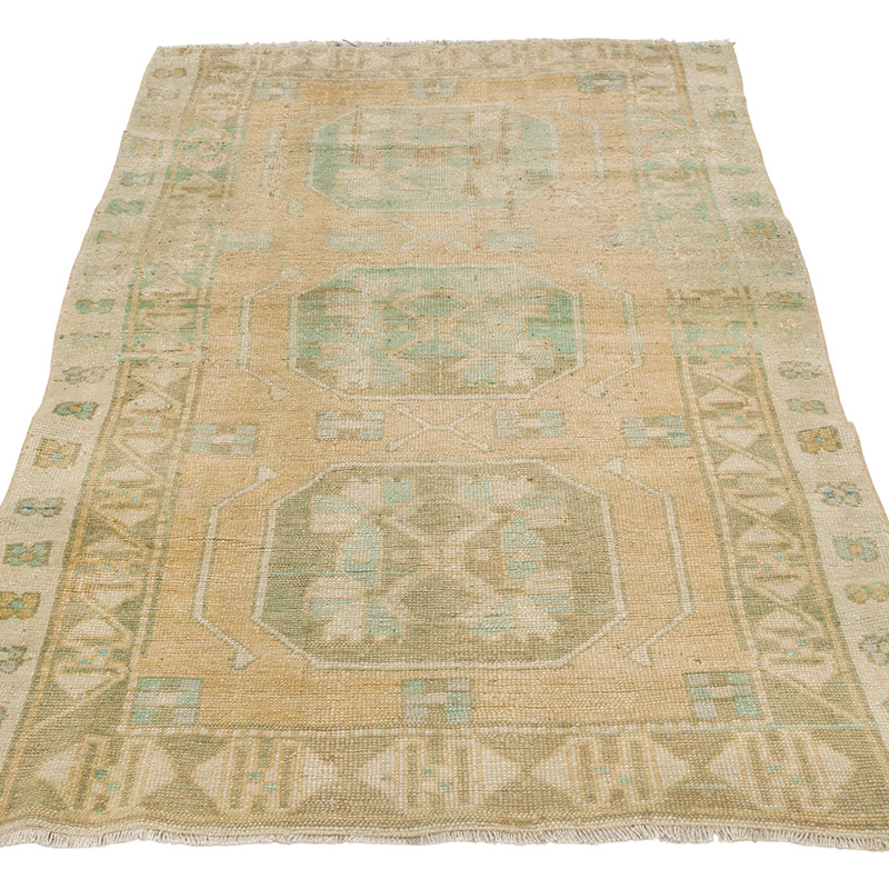 El Dokuma Vintage Halı - 98 cm x 166 cm - K0086481
