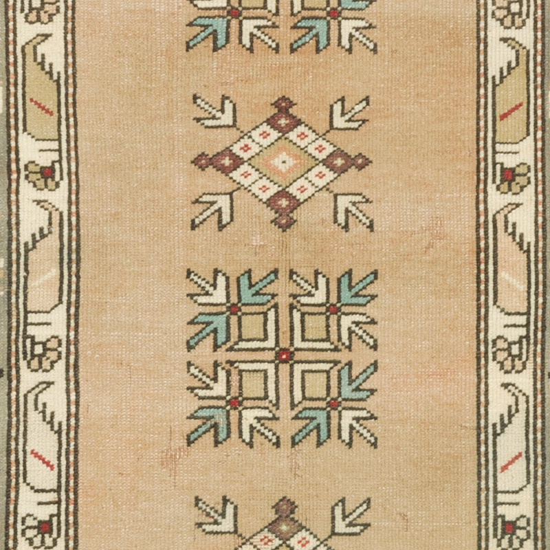 El Dokuma Vintage Halı - 93 cm x 230 cm - K0086482
