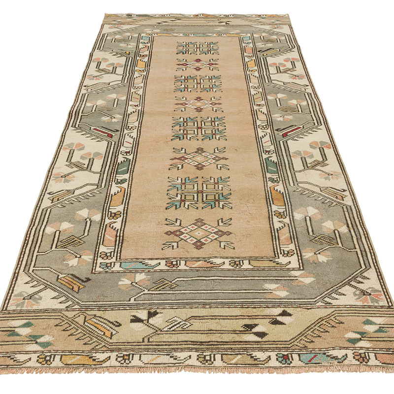 El Dokuma Vintage Halı - 93 cm x 230 cm - K0086482