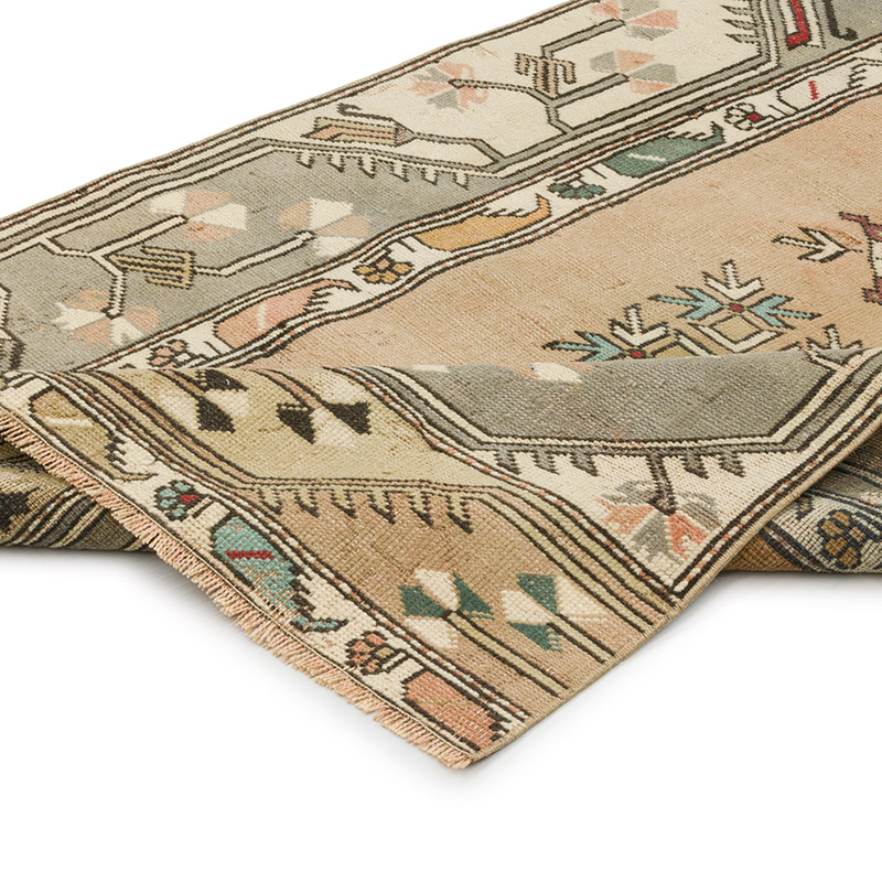 El Dokuma Vintage Halı - 93 cm x 230 cm - K0086482