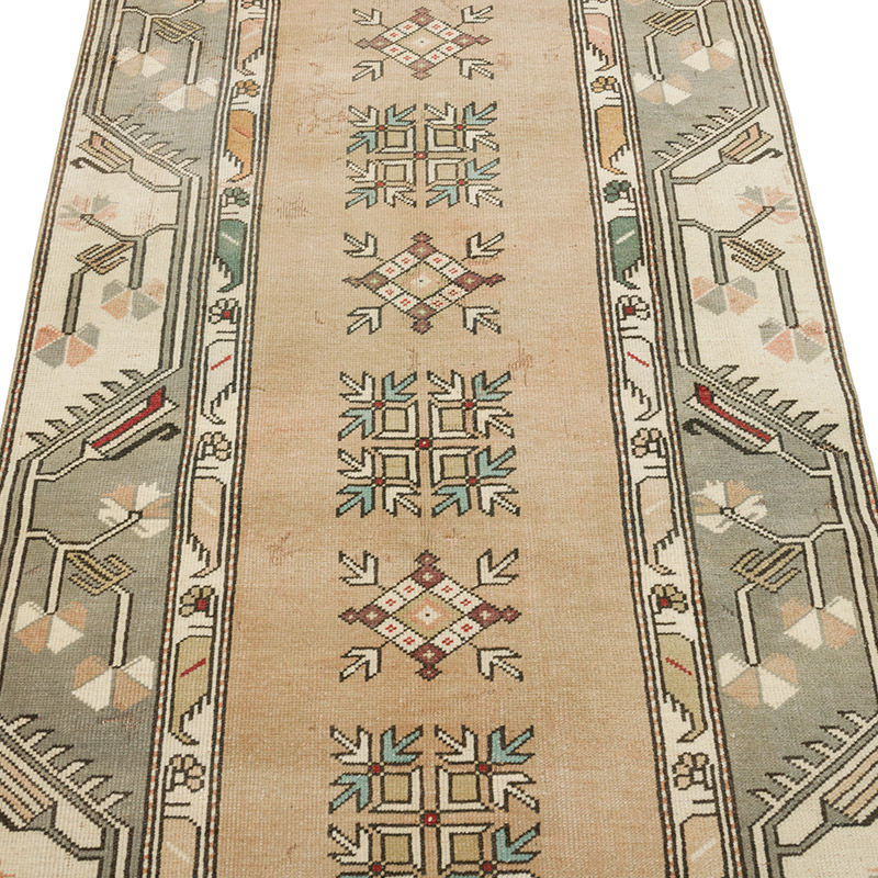 El Dokuma Vintage Halı - 93 cm x 230 cm - K0086482