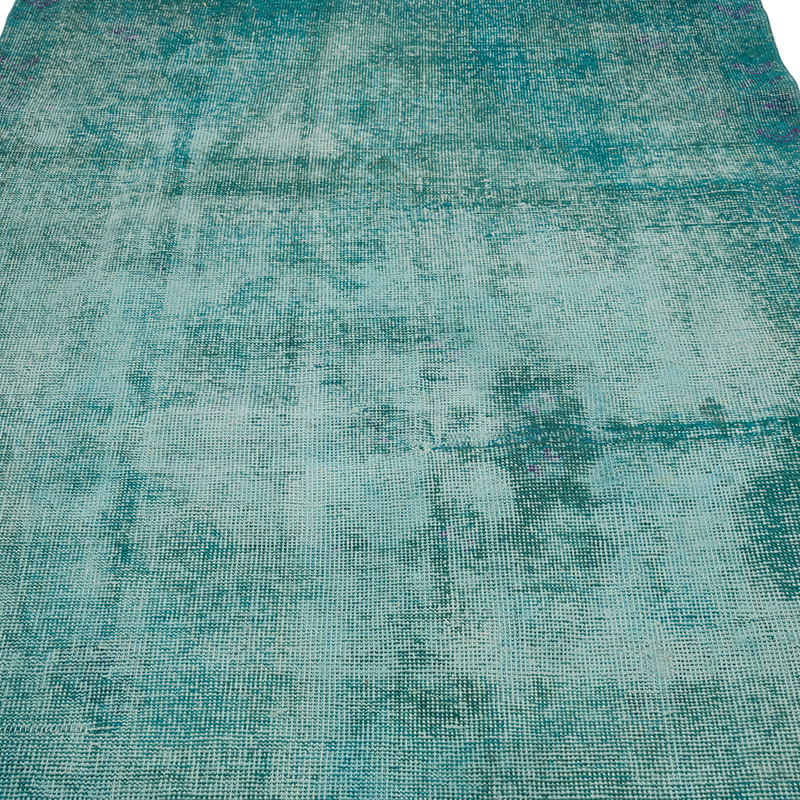 Boyalı El Dokuma Vintage Halı - 138 cm x 227 cm - K0086483