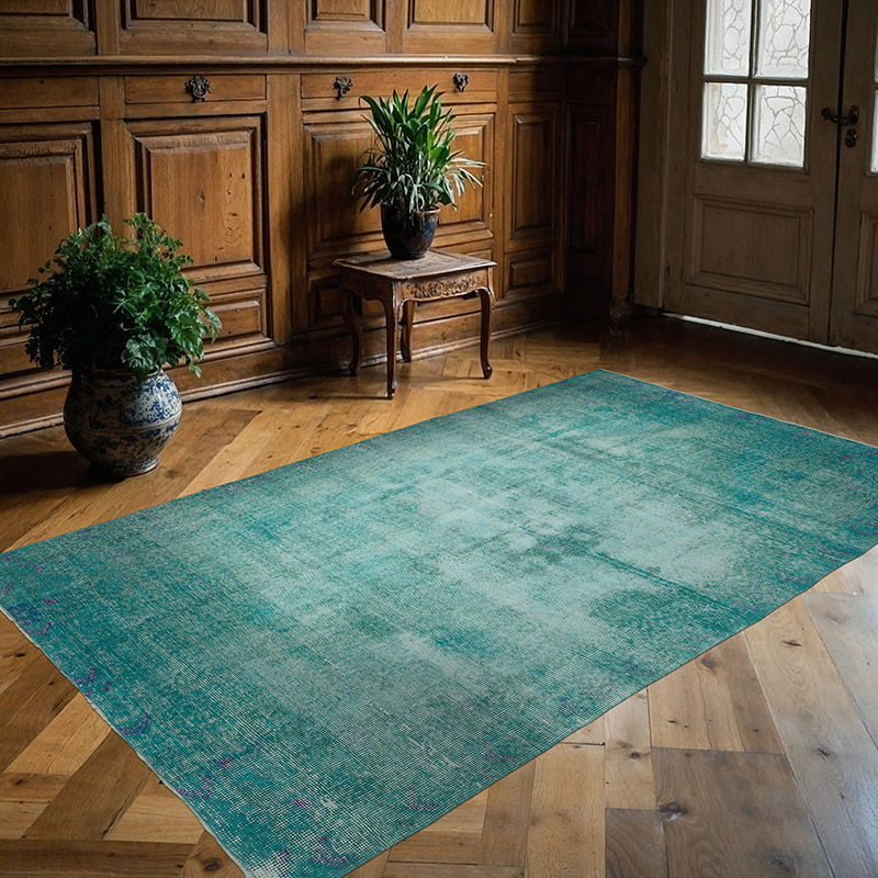 Boyali El Dokuma Vintage Hali - 138 cm x 227 cm - K0086483