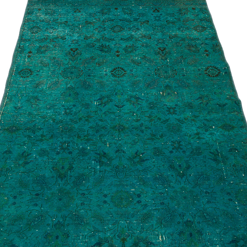 Alfombra Turca Vintage Sobre-teñida - 100 cm x 201 cm - K0086487