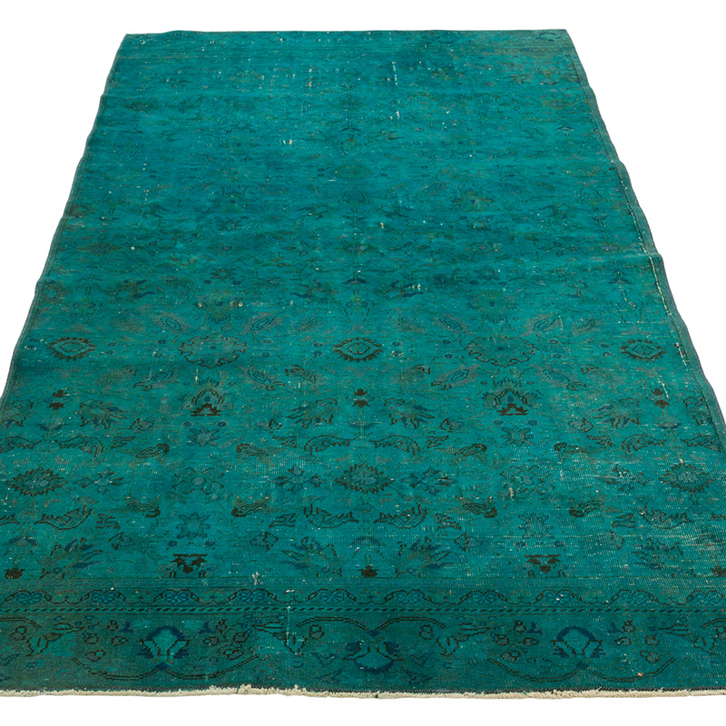 Alfombra Turca Vintage Sobre-teñida - 100 cm x 201 cm - K0086487