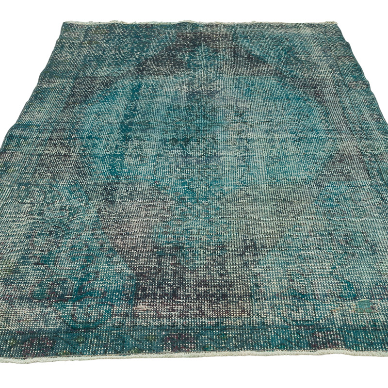 Alfombra Turca Vintage Sobre-teñida - 122 cm x 204 cm - K0086488