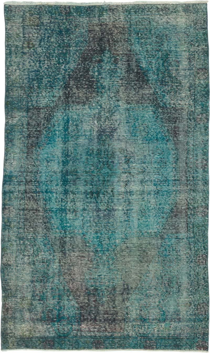 Alfombra Turca Vintage Sobre-teñida - 122 cm x 204 cm - K0086488