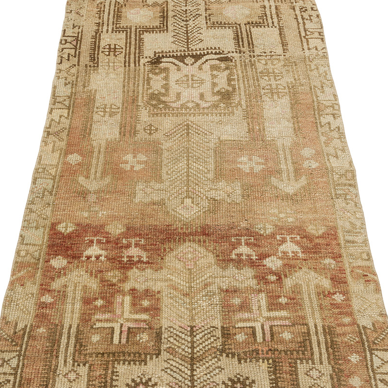 Vintage Anadolu Yolluk - 89 cm x 235 cm - K0086490