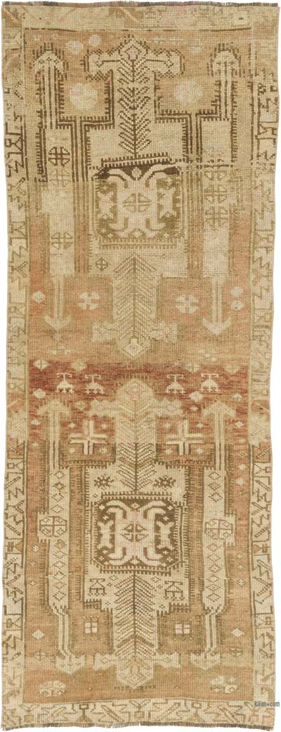 Vintage Anadolu Yolluk - 89 cm x 235 cm