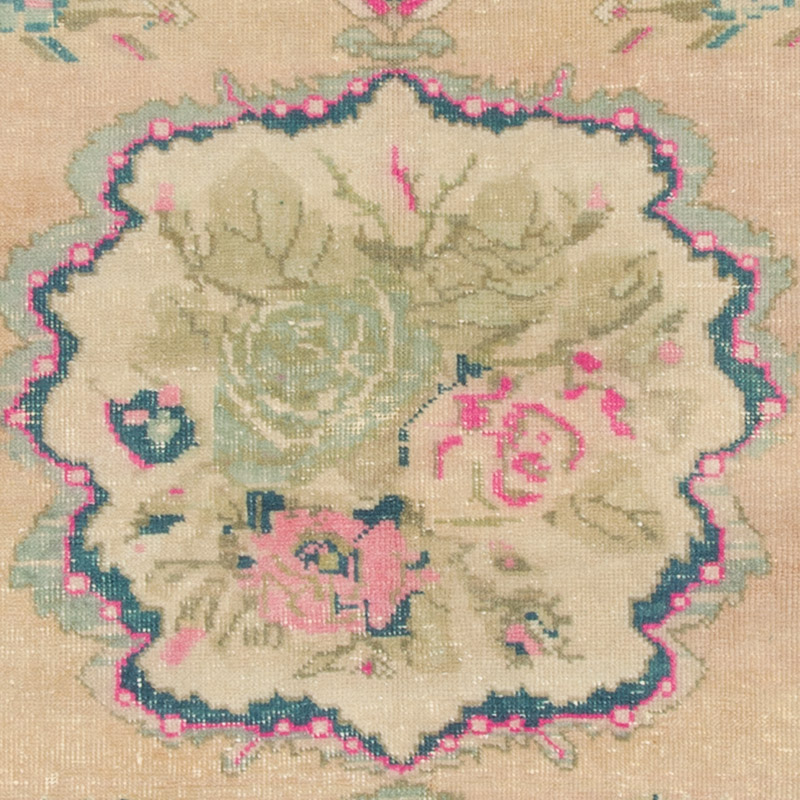 Vintage Turkish Hand-Knotted Rug - 3' 7" x 8' 10" (43" x 106") - K0086493