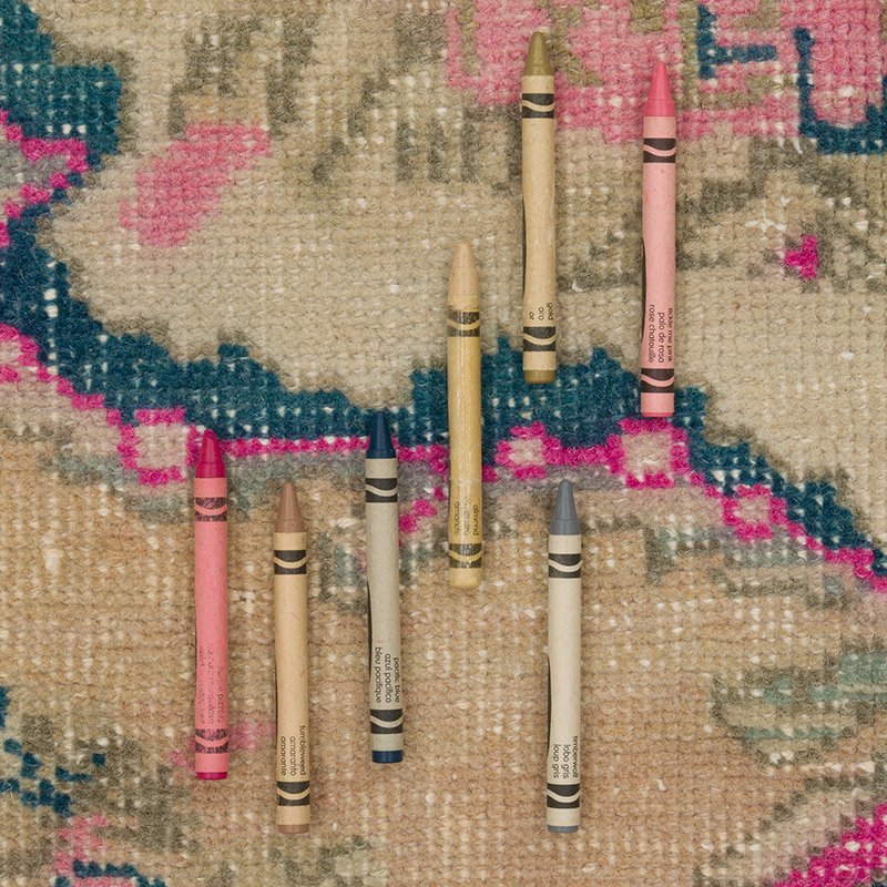 Vintage Turkish Hand-Knotted Rug - 3' 7" x 8' 10" (43" x 106") - K0086493