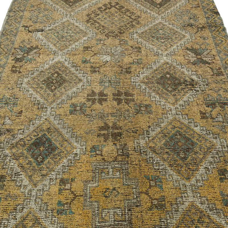 El Dokuma Vintage Halı - 155 cm x 330 cm - K0086496