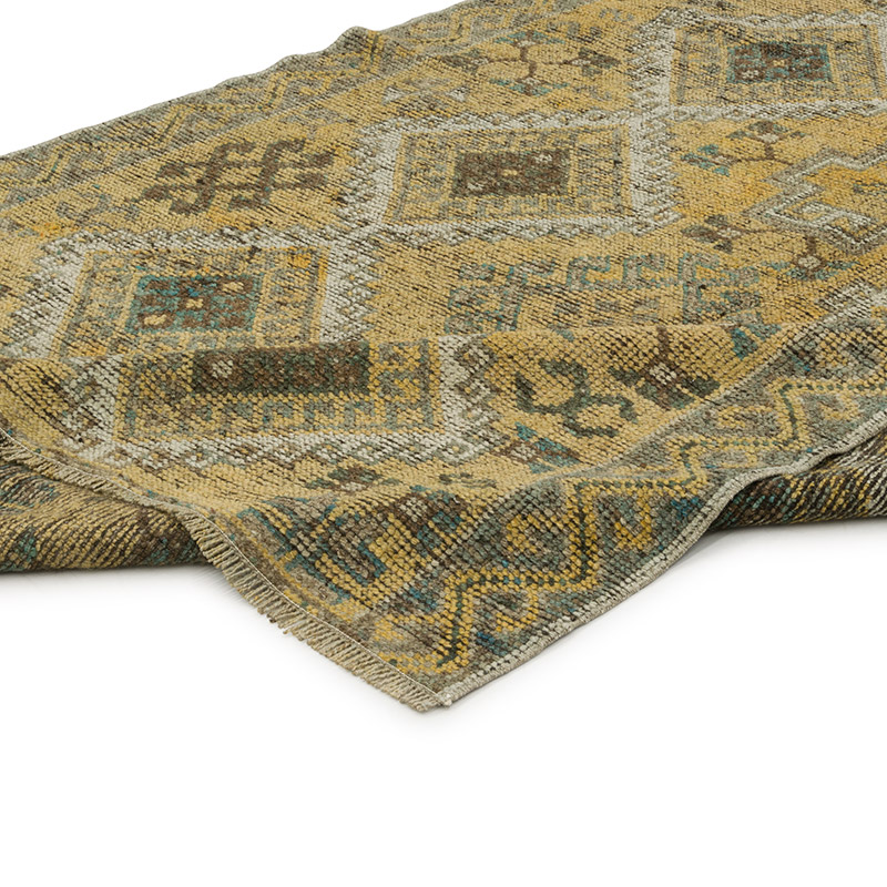 El Dokuma Vintage Halı - 155 cm x 330 cm - K0086496