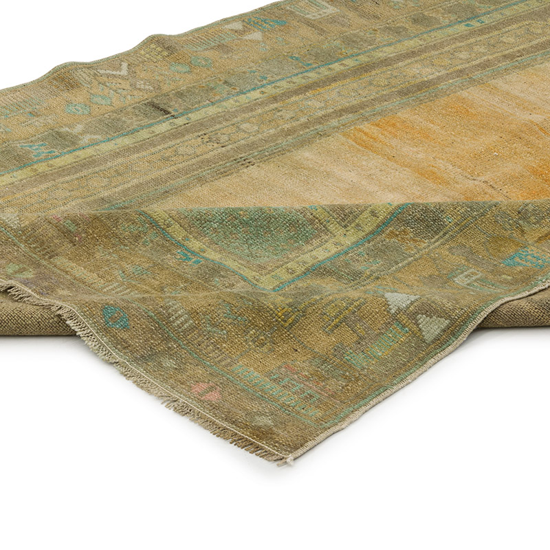 El Dokuma Vintage Halı - 126 cm x 233 cm - K0086497
