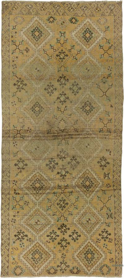 El Dokuma Vintage Halı - 142 cm x 315 cm