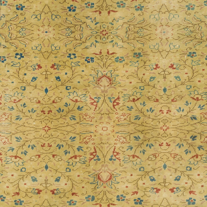 Vintage Turkish Hand-Knotted Rug - 4' 9" x 6' 9" (57" x 81") - K0086499