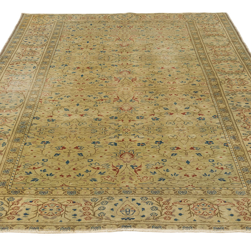 Vintage Turkish Hand-Knotted Rug - 4' 9" x 6' 9" (57" x 81") - K0086499