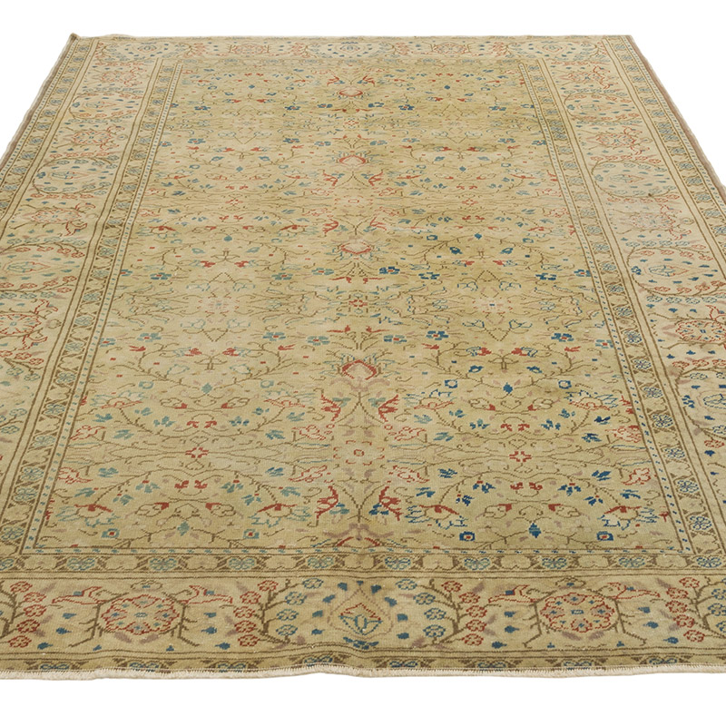 Vintage Turkish Hand-Knotted Rug - 4' 9" x 6' 9" (57" x 81") - K0086499