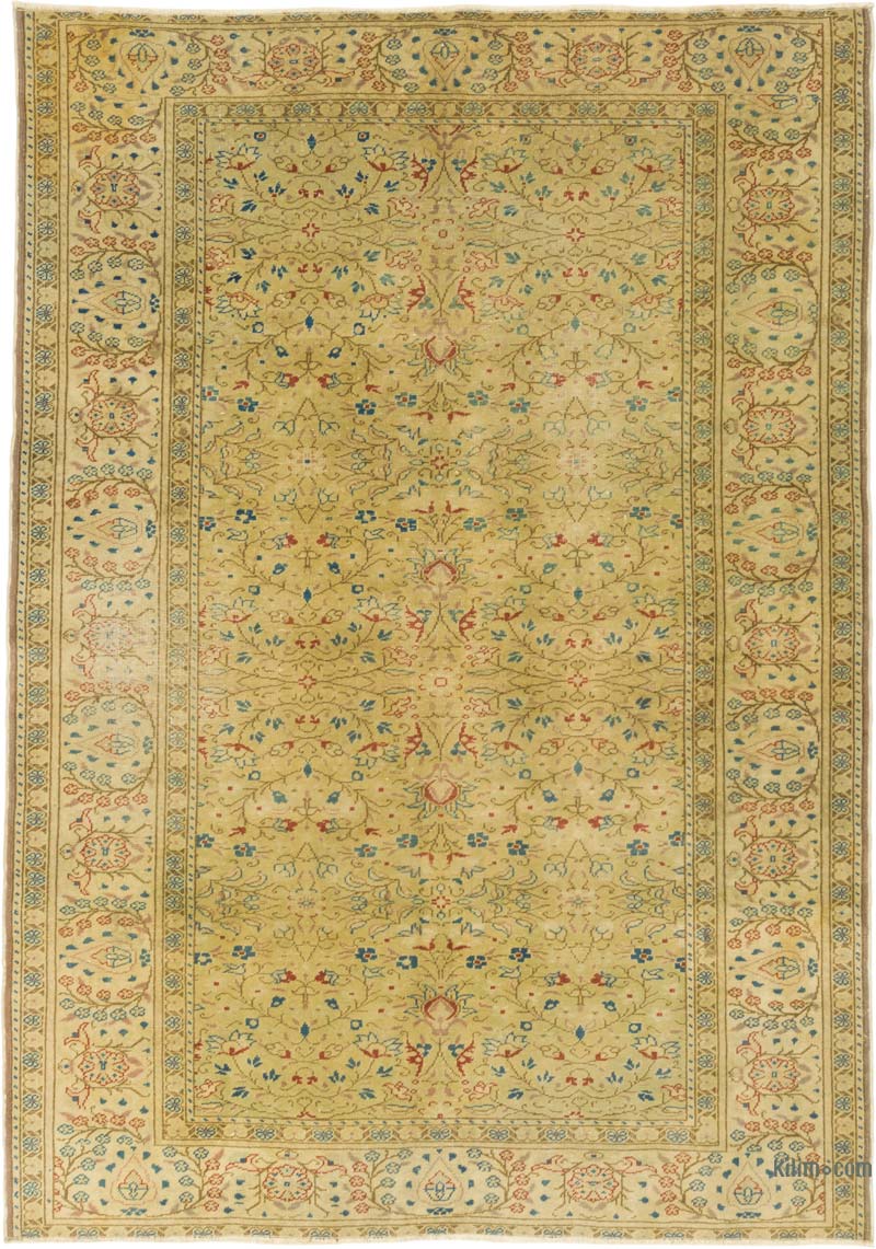 Vintage Turkish Hand-Knotted Rug - 4' 9" x 6' 9" (57" x 81") - K0086499