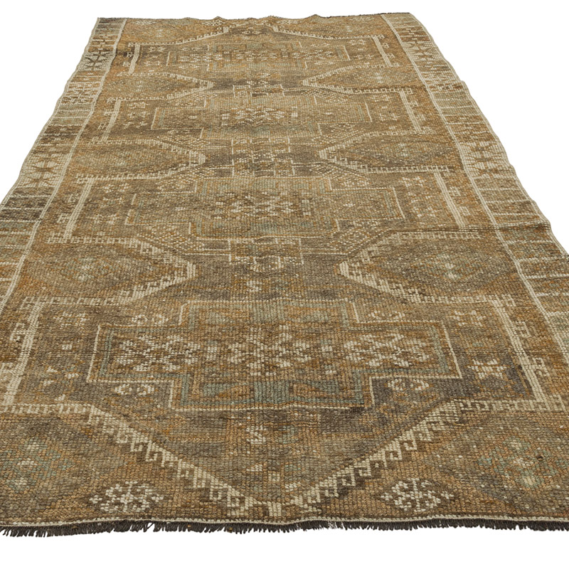 El Dokuma Vintage Halı - 140 cm x 295 cm - K0086500