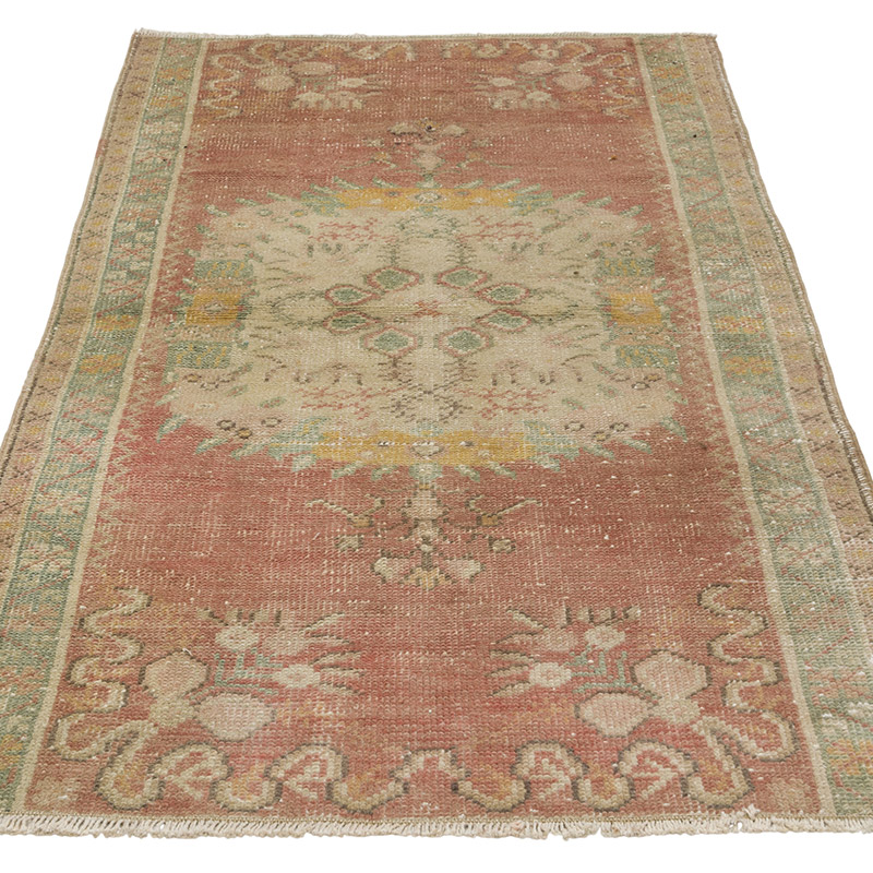 Vintage Turkish Hand-Knotted Rug - 83 cm x 160 cm - K0086501