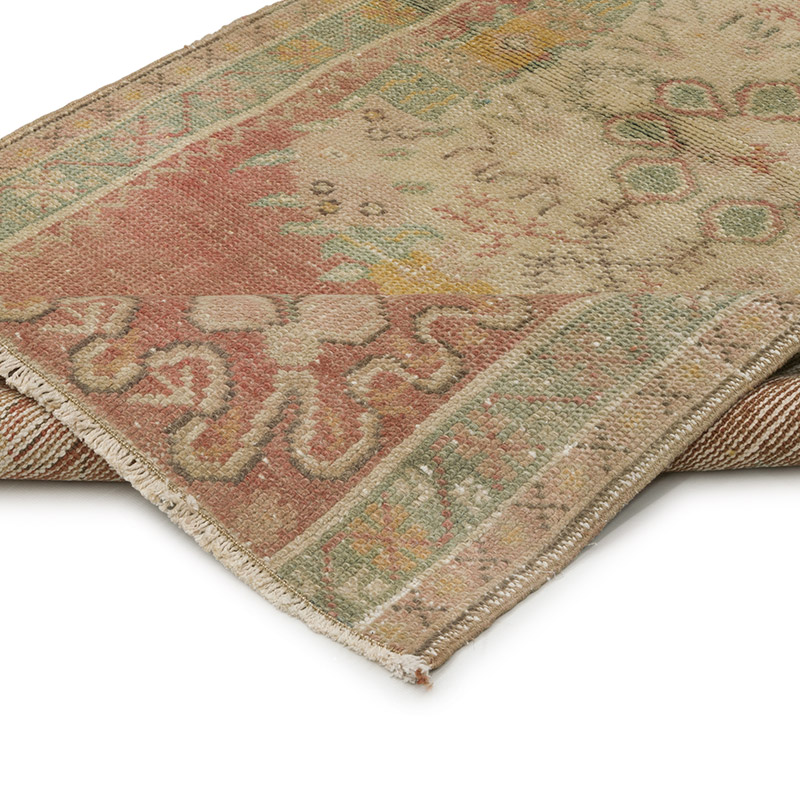 Vintage Turkish Hand-Knotted Rug - 83 cm x 160 cm - K0086501