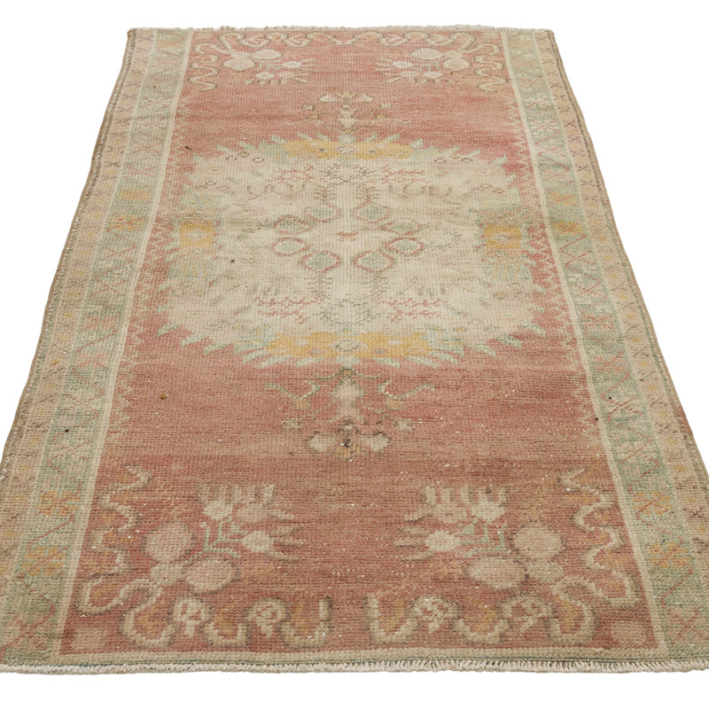Vintage Turkish Hand-Knotted Rug - 83 cm x 160 cm - K0086501