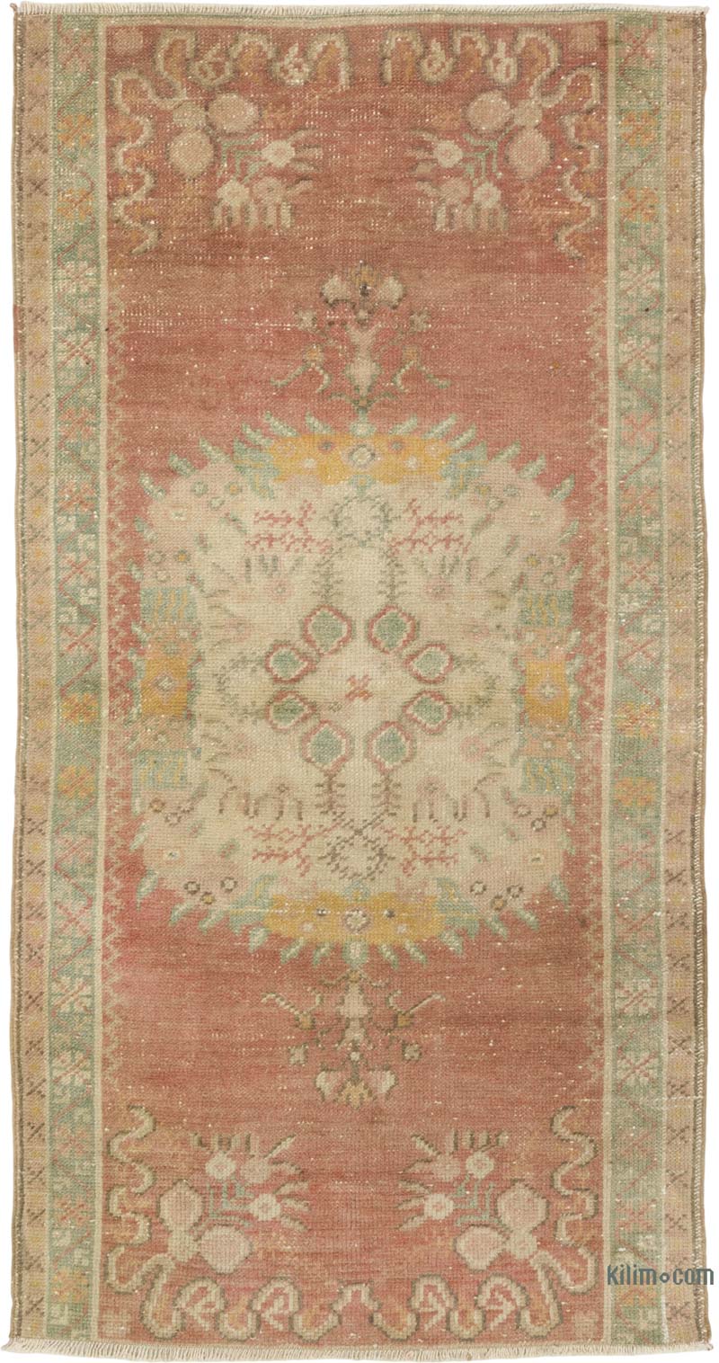 Vintage Turkish Hand-Knotted Rug - 83 cm x 160 cm - K0086501