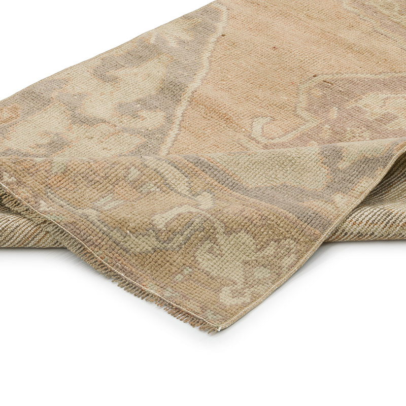 Pasillo Vintage Turco Anudado a Mano - 75 cm x 247 cm - K0086503