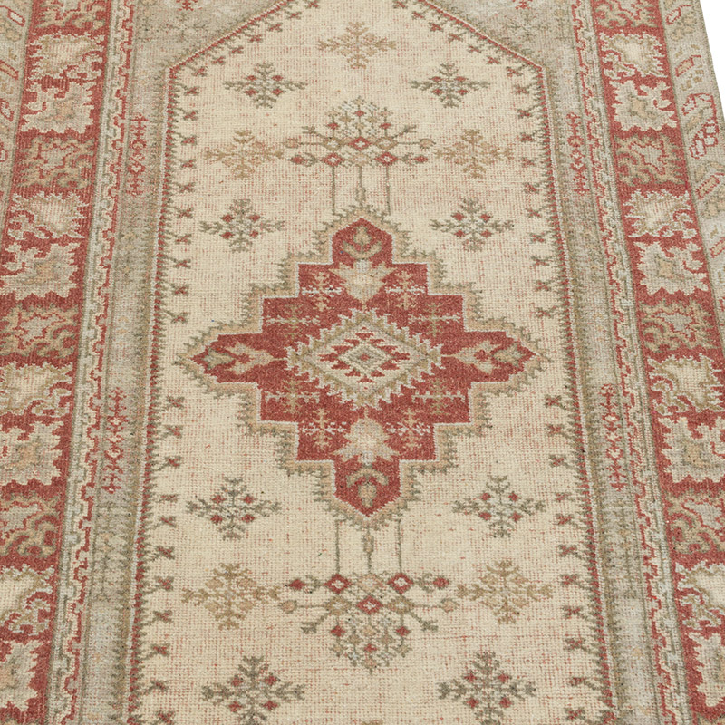 El Dokuma Vintage Halı - 78 cm x 136 cm - K0086505