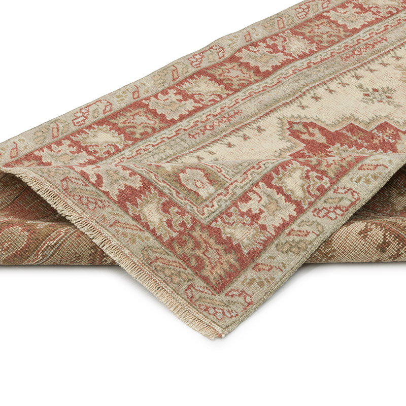 El Dokuma Vintage Halı - 78 cm x 136 cm - K0086505