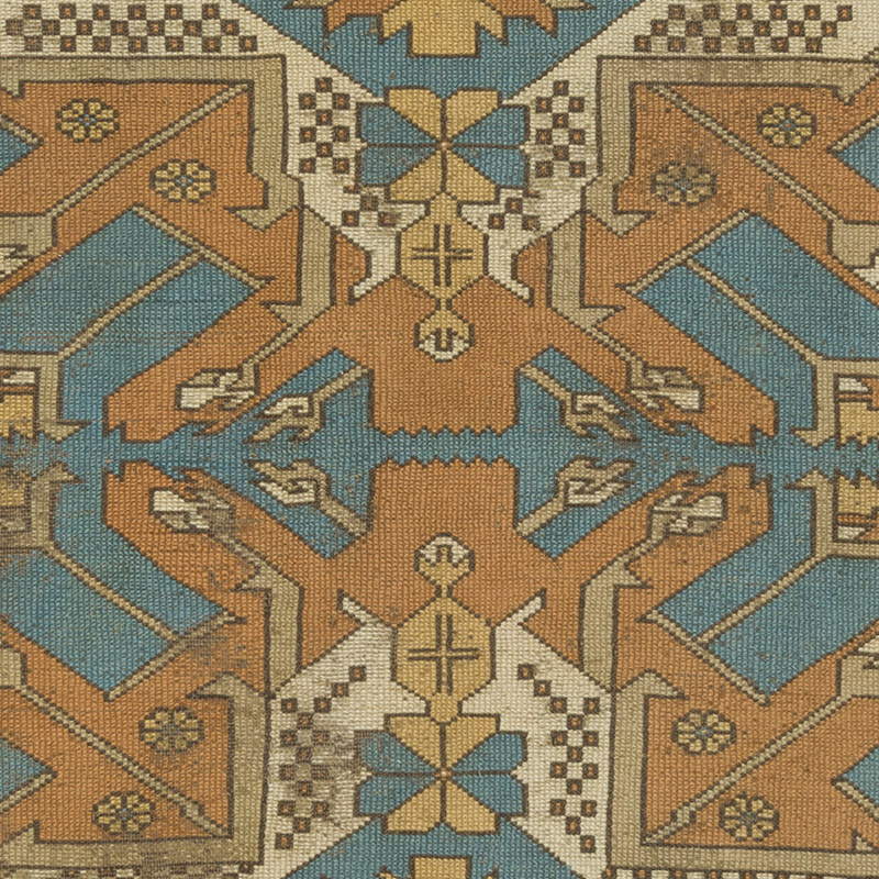 El Dokuma Vintage Halı - 153 cm x 206 cm - K0086507