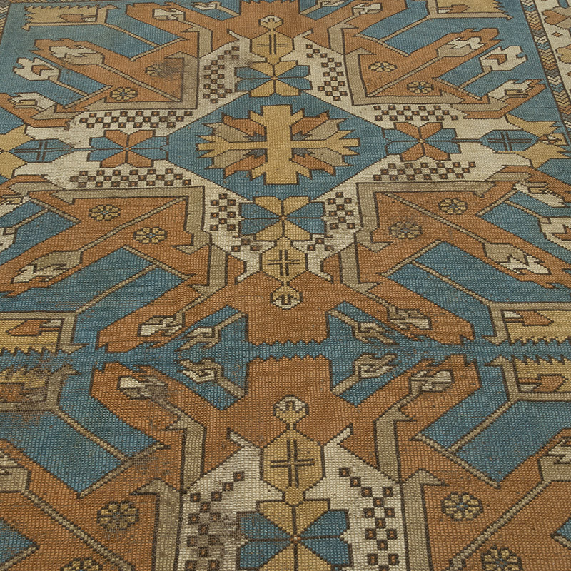 El Dokuma Vintage Halı - 153 cm x 206 cm - K0086507