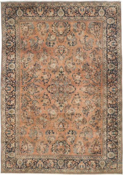 El Dokuma Vintage Halı - 129 cm x 180 cm