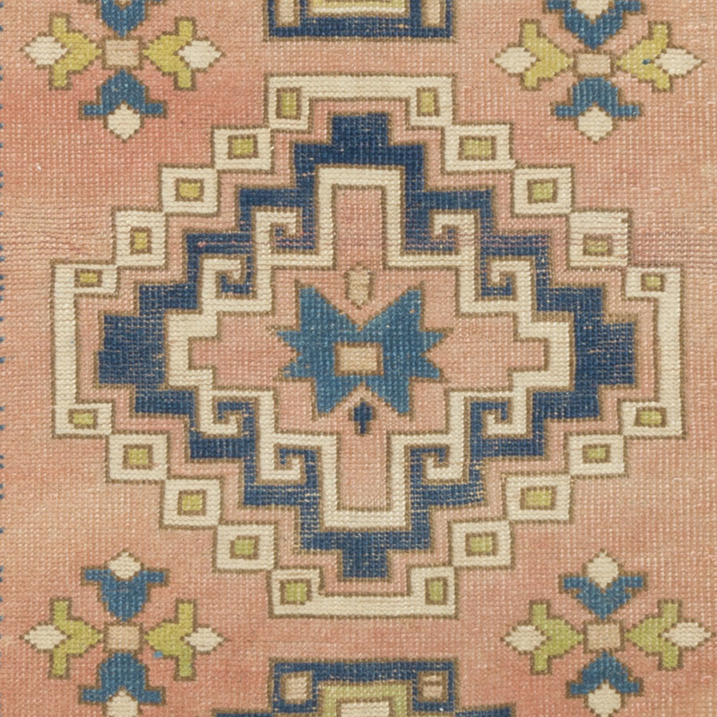 El Dokuma Vintage Halı - 119 cm x 207 cm - K0086513