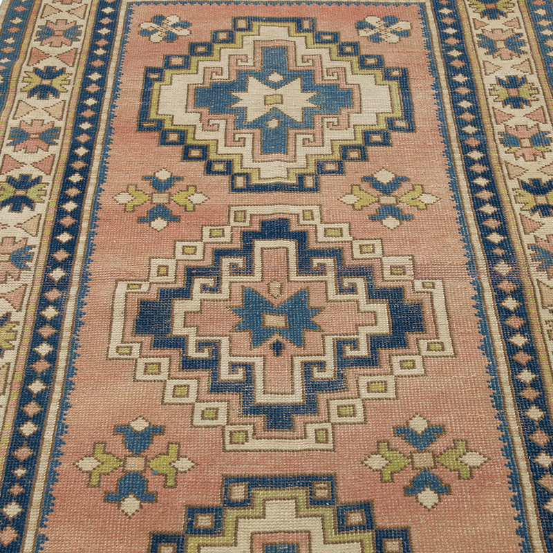 El Dokuma Vintage Halı - 119 cm x 207 cm - K0086513