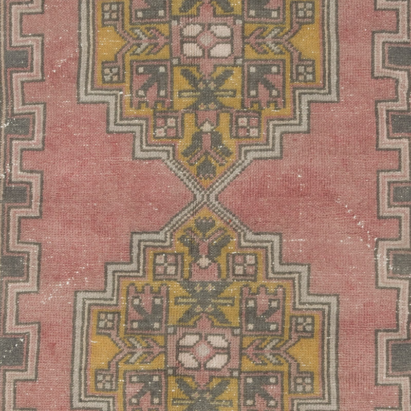 El Dokuma Vintage Halı - 118 cm x 212 cm - K0086517