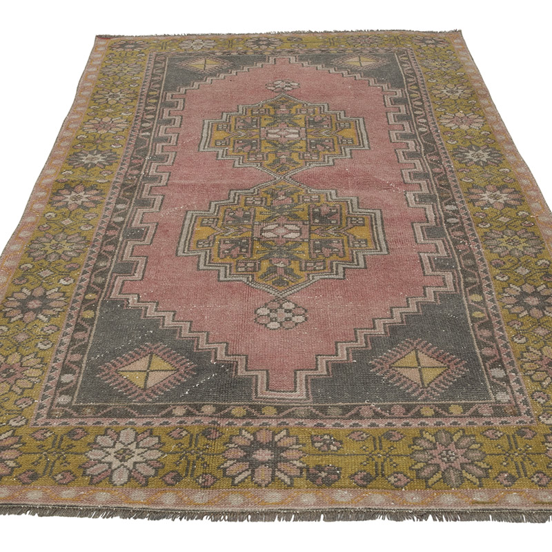 El Dokuma Vintage Halı - 118 cm x 212 cm - K0086517