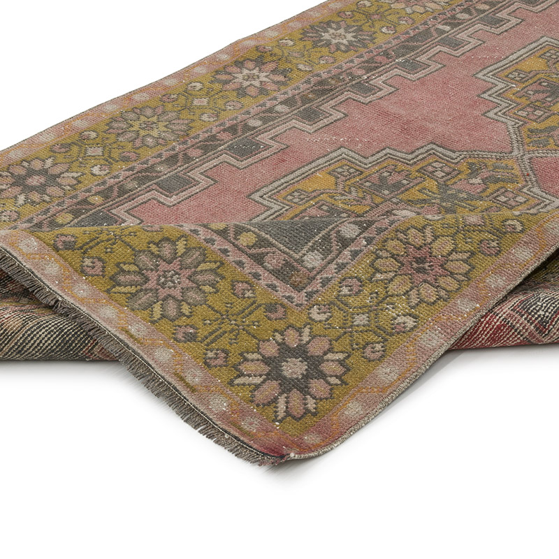 El Dokuma Vintage Halı - 118 cm x 212 cm - K0086517