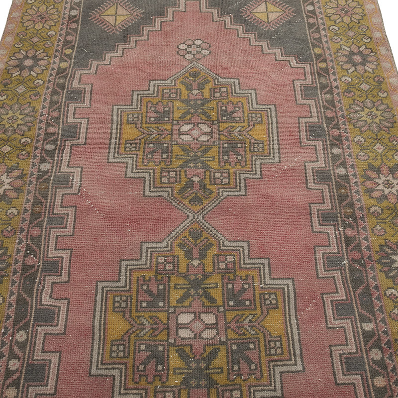 El Dokuma Vintage Halı - 118 cm x 212 cm - K0086517
