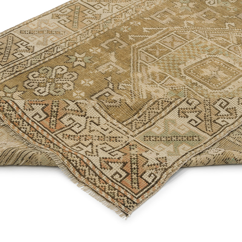 Alfombra Vintage Turca Anudada a Mano - 116 cm x 178 cm - K0086521