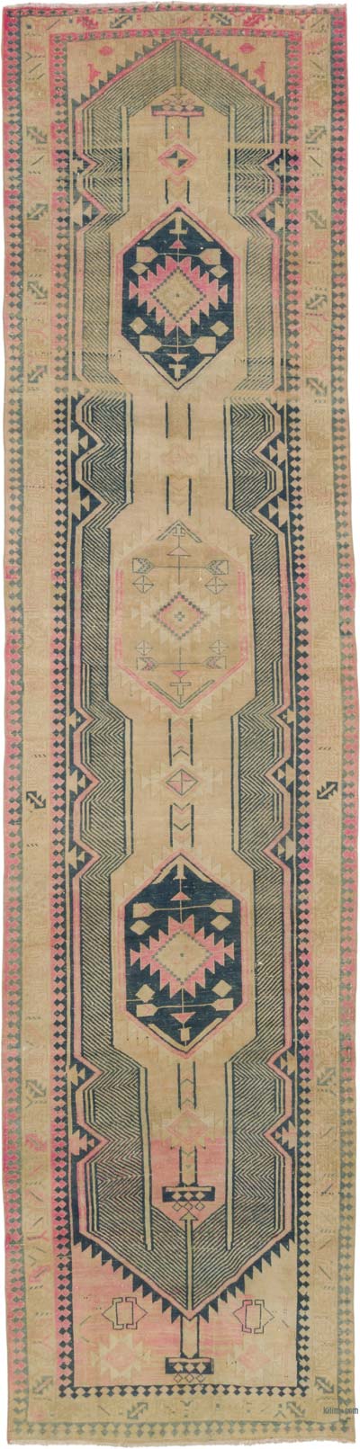 Vintage Anadolu Yolluk - 115 cm x 460 cm