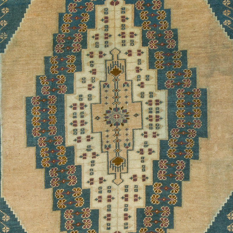 Vintage Turkish Hand-Knotted Rug - 5' 9" x 10' 3" (69" x 123") - K0086525